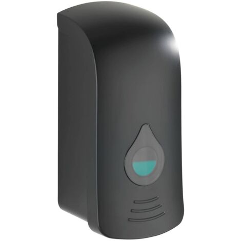 Distributeur de savon et de liquide de désinfection RANERA, noir, 740 ml, Wenko