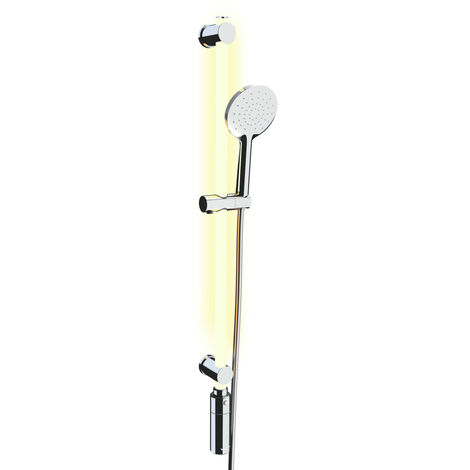 Barre De Douche LED WENKO - Éclairage Intégré Blanc Chaud 74 Cm