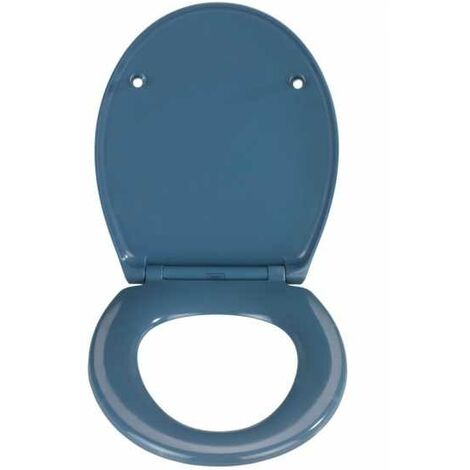 WENKO Abattant WC avec frein de chute Premium Kos, abattant WC clipsable  avec fixation inox, Thermoplastique