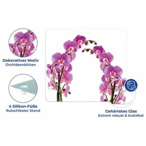 Couvre mur/plaque fleur d'orchidée