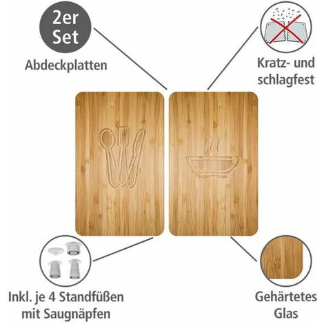 WENKO Protection plaque de cuisson, couvre plaque de cuisson en