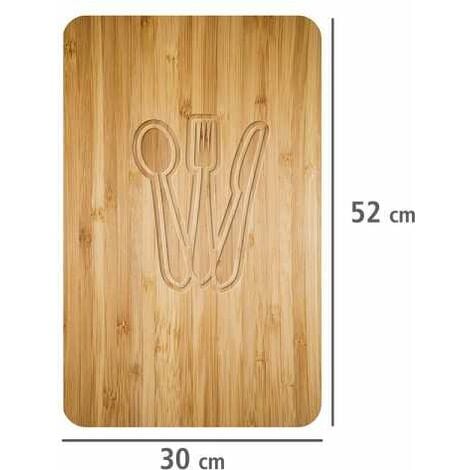 2 Couvre-plaques Universel Design Naturel - 30 X 52 Cm - Effet Bois -  Accessoire de cuisson BUT