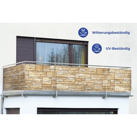 Pare-vue de balcon Mur