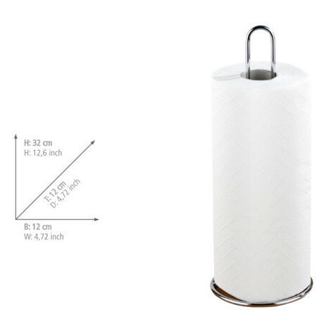 Premier Housewares Porte-rouleaux Pour Wc Chrome - Accessoire De