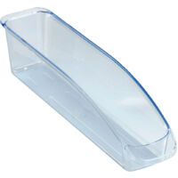 WENKO Rangement réfrigérateur, Lot de 3 bacs de rangement de tailles différentes, organisateur frigo transparent, Plastique, 22,5x8x33 cm - 15x8x33 cm et 7x8x33 cm Transparent