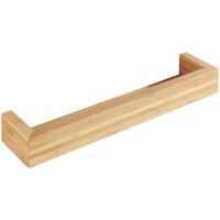Wenko – Étagère murale en bambou 40x9x5 cm – Résistante à l'eau – Montage mural inclus – Rangement salle de bain et cuisine