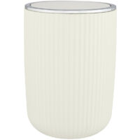 Poubelle pour salle de bain AGROPOLI, 27 cm, gris, WENKO