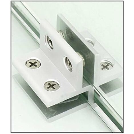 Plutreas Zaunklemmen, 20 Stück – Für Maschendrahtzäune, 3,8 Cm, Verzinkter Stahl, Inkl. Schrauben