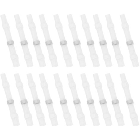 50 Stück Lötmuffen – Wasserdichte Wärmeschrumpf-Stoßverbinder, Lötmanschetten Aus Polyethylen, Transparente Hülse Für Sichtkontrolle
