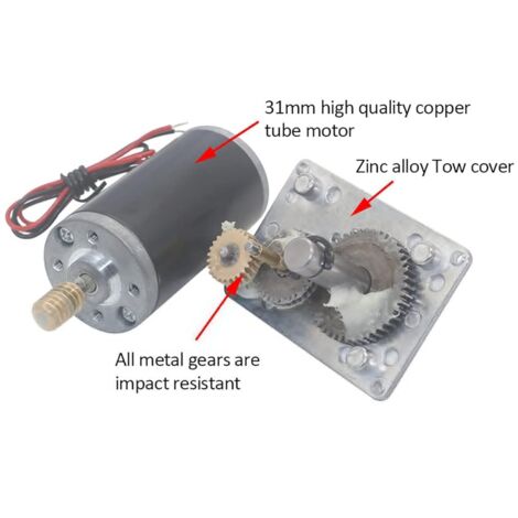 40MM 12V DC 50 U/min Getriebemotor Für Modellbau EUR 12,97