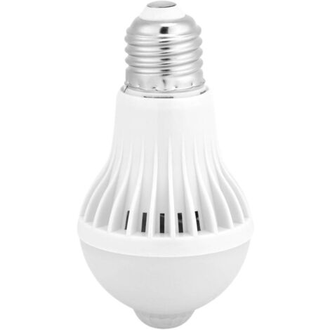 Haofy Bewegungssensor Glühbirne E27, 7W – PIR Infrarot, Automatisch Ein/Aus, Für Flur, Treppe, Garage