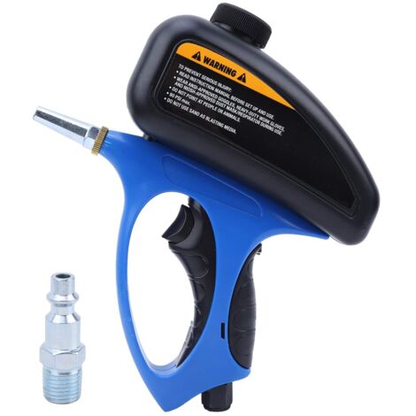 HpLive Sandstrahlpistole Set Mit 5 Keramikdüsen - Tragbar Für Rostentfernung & Polieren