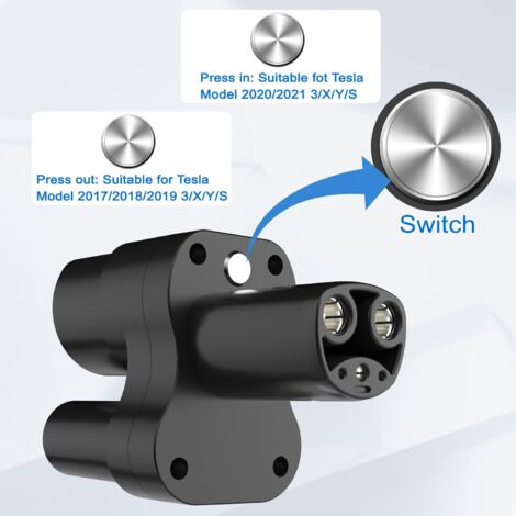 CCS2 NACS Adapter Tesla Aiskooc CCS2 Auf NACS TSL-Ladeadapter – 150 A, Für Tesla Model 3/X/Y/S, Ladekonverter CCS2 Auf NACS Adapter