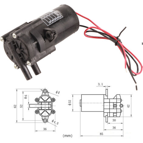 ZC-530 Zahnradpumpe 24V – Selbstansaugend, Leise, Für Wasser & Öl, Max. Durchfluss 4,1 L/min