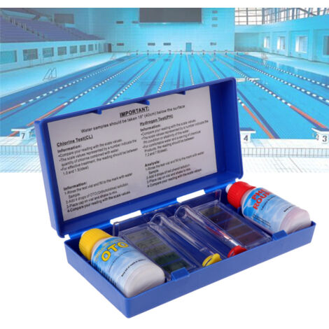 pH- und Chlor-Testkit für Pool und Spa Testen Sie schnell die