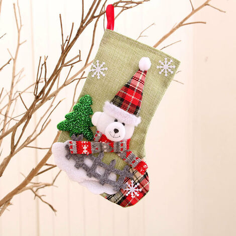 Heitmann Deco - Weihnachtsstrümpfe - Nikolaus/Schneemann/Elch