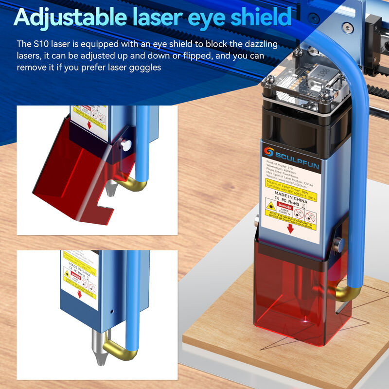 Graveur laser S9, 90W effet laser découpeuse gravure laser