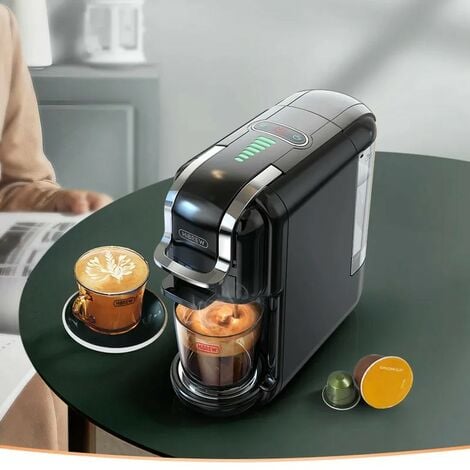 Cafetière à capsules HiBREW 5-in-1 H2B(White) Réservoir amovible Système d'extraction double Un must pour les amateurs de café 