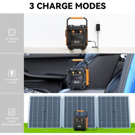 FlashFish A101 – Centrale électrique Portable 240W 98Wh – Solaire Ultra Légère – Camping, Secours