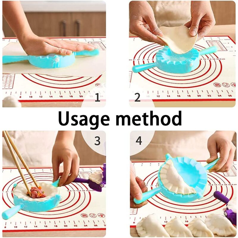 3-Piece Dough Press Set: Perfect for Dumpling, Calzone, Ravioli