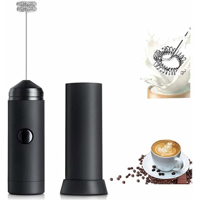 Durable Utility Milk Drink Coffee Whisk Mixer Electric Egg Beater Frother  Foamer Mini Handle Stirrer Practical Kitchen Cooking Tool
