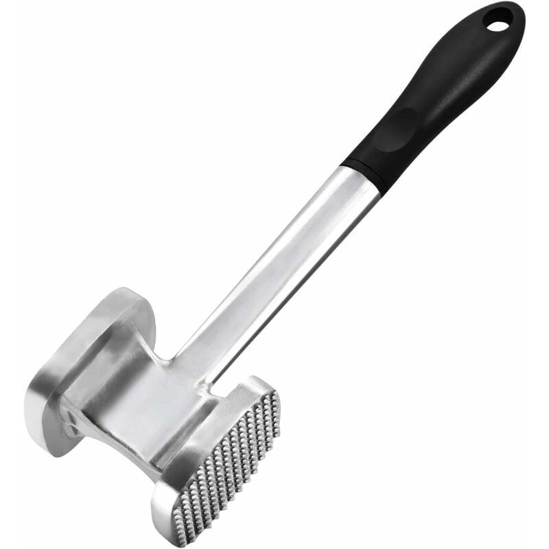 Meat Tenderizer Hammer, 2 Pieces Meat Pounder Mallet Stainless Steel  Dual-sided Roller Design Loose Meat Hammer Kitchen Cooking Tool For Steak  Pork Be