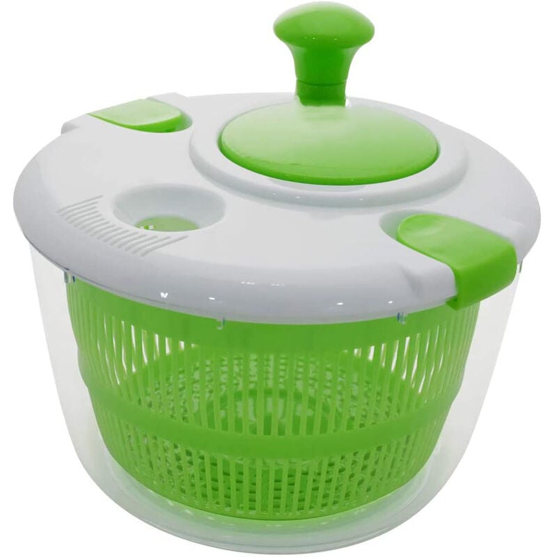 Salad Spinner, Salad Tosser and Mixer, 5,5 Quart, Vegetable Spinner -EXTRA  Salt