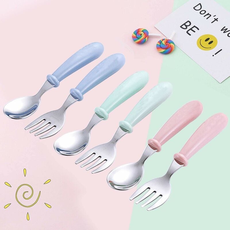 dipper 3-in-1 Lunch Utensil Set Includes: Fork, Spoon, Chopsticks