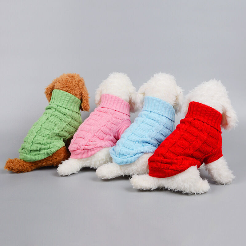  Cat Clothes Sweater for Kitten Small Dogs Cats Winter Knit  Clothing Warm Soft and High Stretch, fit Pet Male Female : Pet Supplies