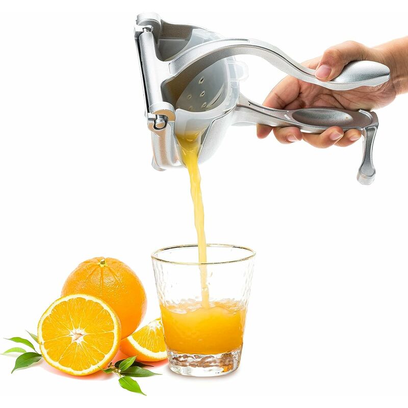 Stainless Steel Lemon Squeezer Citrus Juicer Handheld Press Orange Juice  Squeezing Tool with Bowl Storage Container