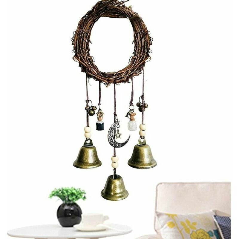 Angel Wind Chimes Outdoor, Waterproof Brass Retro Windchimes with