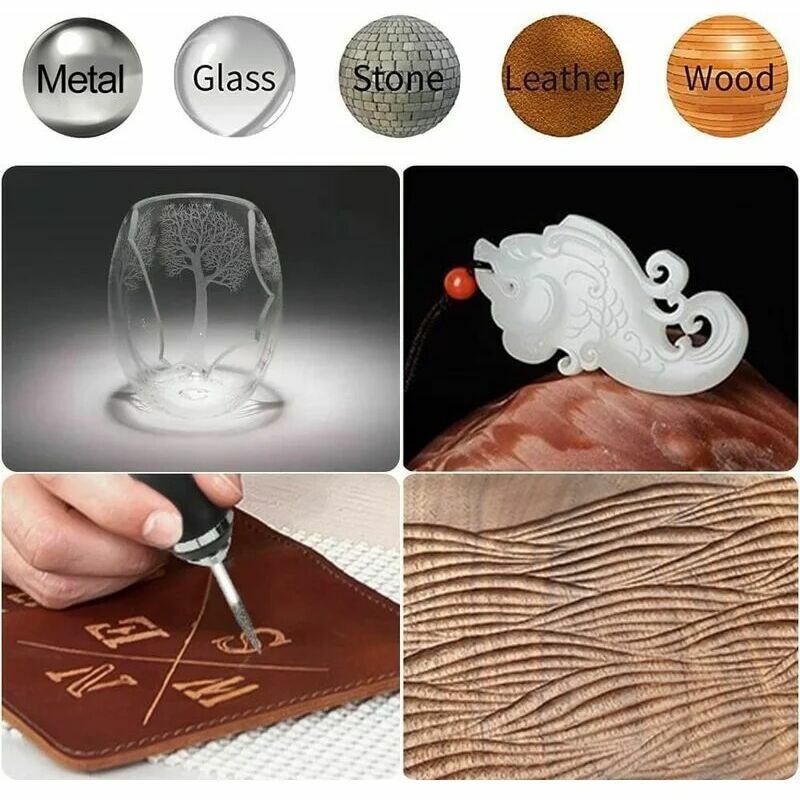 Uolor Cordless Usb Rechargeable Engraving Tool Kit, Mini Electric Engraver  Engraving Pen Rotary Tool For Jewelry Glass Wood Stone Metal Plastic