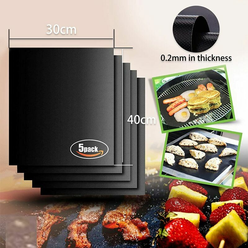 30pcs Air Fryer Liners, Round Silicone Baking Parchment Paper Sheets,  Non-stick Fryer Basket Mats, Fda Approved