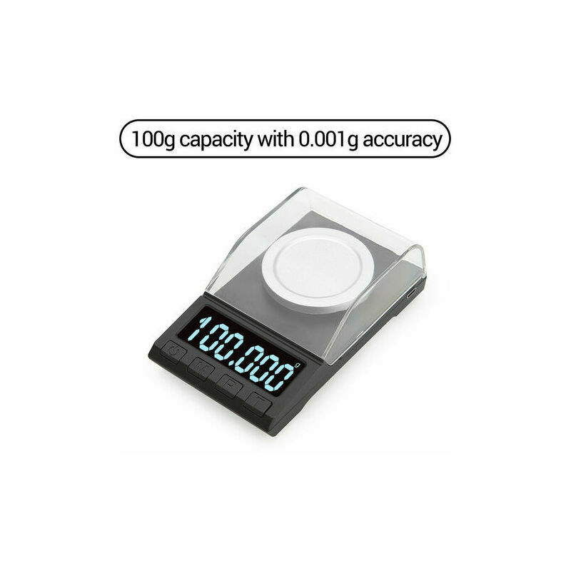 Portable Mini Precision Gram The Scales With Ring Keychain 100g