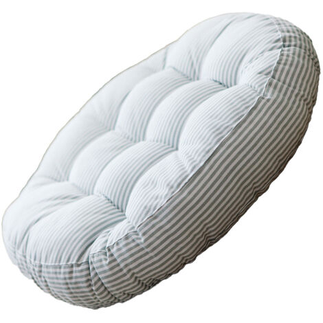 Round futon chair online cushion