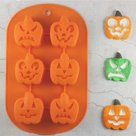 Halloween Molds 3Pcs Pumpkin Silicone Mold Nonstick 3D Silicone Pumpkin Mold  Mini Pumpkin Candy Mold for Making Thanksgiving Candy, Gummies, Chocolate,  Cake, Jelly, Cookies (Pink)