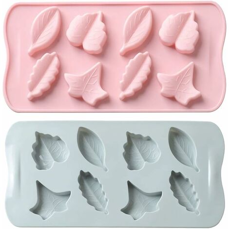 1pc Silicone Mold With 10 Maple Leaf-shaped Cavities For Chocolate Making