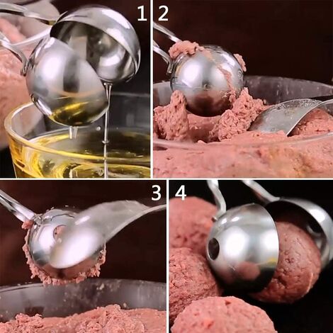 Plastic Meat Ballers Meatball Scoop Ball Maker Ice Tongs for Cake