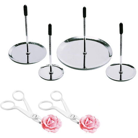 Set of 6pcs Flowers Design Reusable Drinking Glass Straws with 2pcs  Cleaning Brushes