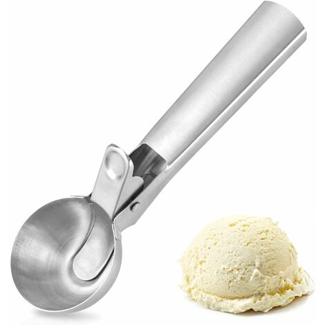 Chef Craft 8 Plastic Ice Cream Scoop with Trigger for Easy