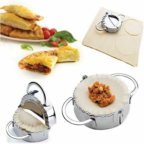 Dumplings Maker, 8 Packs Stainless Steel Empanada Press Mold Kit