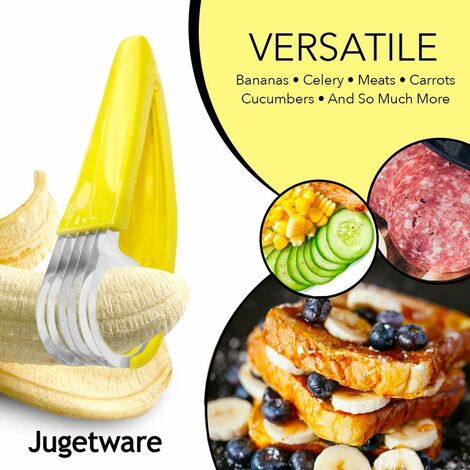 Fruit Cutter Yellow Banana Slicer Green Cut Sausage Multi Slicer