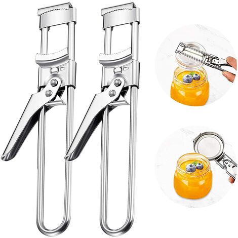 2pcs Jar Opener Powerful Adjustable Lid Quick Opening Arthritis Weak Hands  Grip