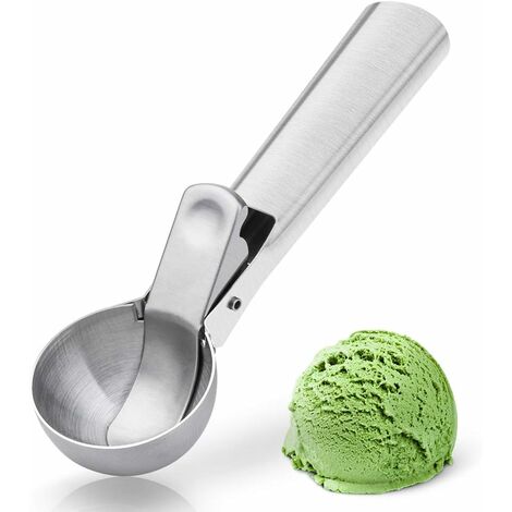 Hot Cookie Scoop Set 2Pcs Ice Cream Scoop with Trigger Stainless