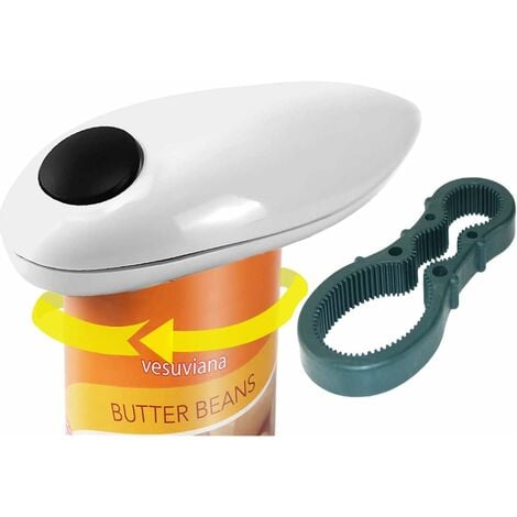 Electric Opener Sharp Edges  Automatic One Touch Jar Opener