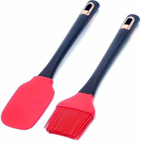 Silicone Basting Brush BBQ Oil Brush Stainless Steel Handle Barbecue  Grilling Brush Pastry Baking Cooking Brush