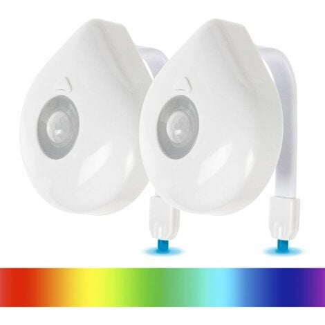 Lighting Toilet Light Led Night Light Human Motion Sensor Backlight for Toilet  Bowl Bathroom 8 /16Color Veilleuse for Kids Child