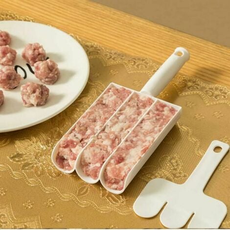 Portable Meat Making Balls ,Cooking Utensils Prawn Sliding Tool