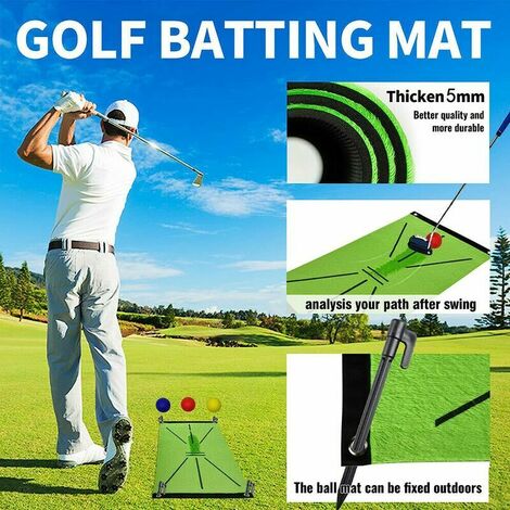Golf Training Mat For Swing Detection Batting Analysis Swing Path And  Correct Hitting Posture Golf Practice Mat