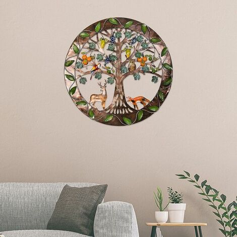 Wooden Tree Of Life Wall Decor Tree Of Life Wall Art -,Metal Tree Family  Sign, Wall